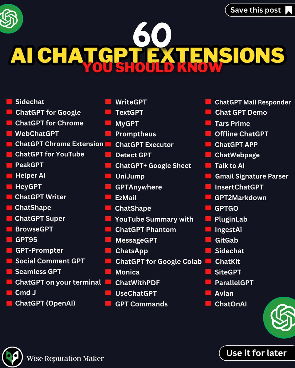 Are you a content writer?🖋️ Then these are for you. Save these amazing😯 extension tools and also share them with your friends who need them.👥
#CreativeRevolution #AIEnhanced #ContentCreatorsUnite #GameChangerTech #ElevateYourCraft #WritingWizardry #InnovativeTools #AI #aitools