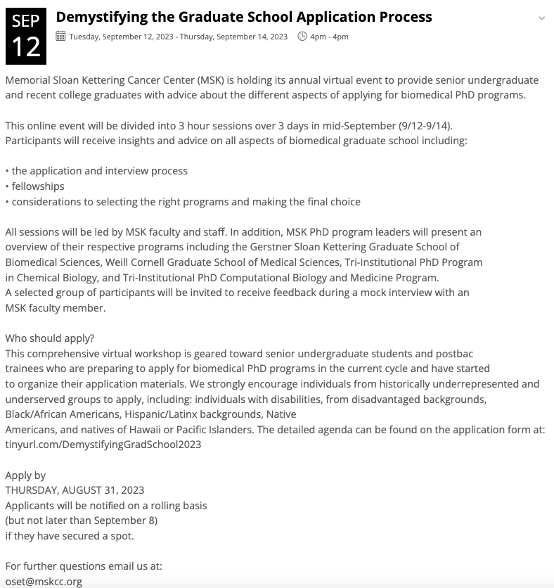 Kwame Osei-Sarfo, PhD (@smokinscientist) on Twitter photo Pls RT: Know someone who is interested in pursuing a PhD in the biomedical sciences? Let them know about this virtual event hosted by <a href="/GSKGradSchool/">GSK Graduate School</a>.
.
#AcademicTwitter <a href="/BlackinCancer/">BlackinCancer</a> <a href="/BlackinCMDBio/">BlackinCMDBio</a> <a href="/PhDVoice/">PhD Voice - Independently Run</a>
docs.google.com/forms/d/e/1FAI… Pls RT: Know someone who is interested in pursuing a PhD in the biomedical sciences? Let them know about this virtual event hosted by <a href="/GSKGradSchool/">GSK Graduate School</a>.
.
#AcademicTwitter <a href="/BlackinCancer/">BlackinCancer</a> <a href="/BlackinCMDBio/">BlackinCMDBio</a> <a href="/PhDVoice/">PhD Voice - Independently Run</a>
docs.google.com/forms/d/e/1FAI…