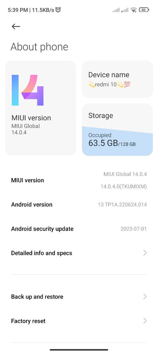 TECH__MUKUL's tweet photo. Redmi 10 / 2022 MIUI 14.0.4.0 Global Update Released for Beta Testers!

Download Link: https://t.co/zJloy8eF4Y

#Xiaomi #Redmi10 2022 #Redmi10Prime #MIUI #MIUI14 https://t.co/5Ia0NsDdYp