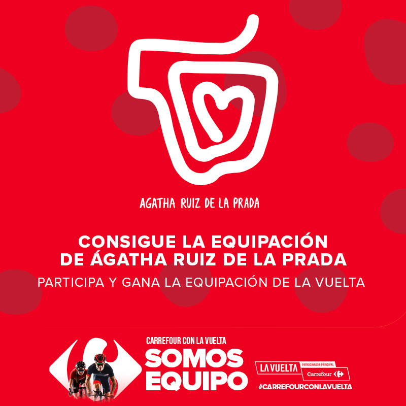 CarrefourES's tweet photo. Un fantástico pack completo de merchan de La Vuelta de Ágatha Ruiz de la Prada puede ser tuyo!🚴‍♀️
¿Qué tienes que hacer? ¡Fácil!
👉Menciona a un amigo
👉Usa el hashtag #CarrefourConLaVuelta
¡Participa!
Bases legales: https://t.co/r2PmToG9oS https://t.co/xsY6Qudsh9