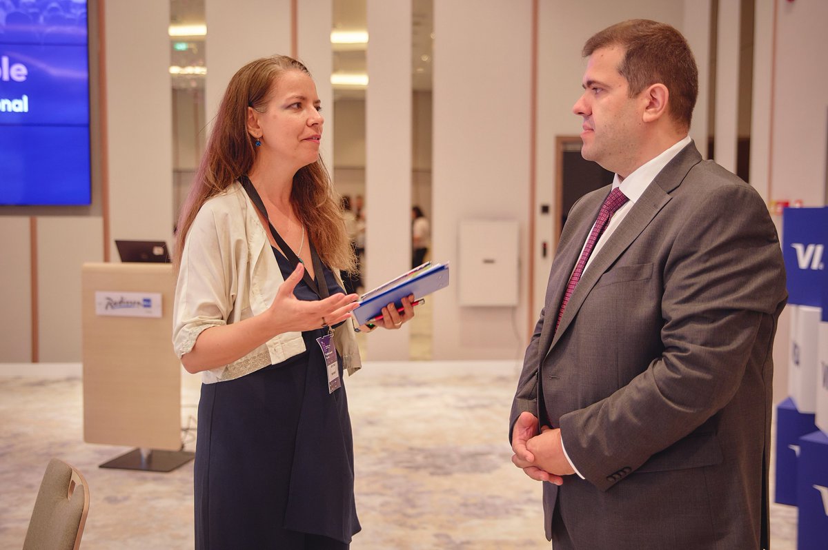 TransilvaniaDIH's tweet photo. High level round table organized in the context of The Public-Private Sector Forum from Cluj-Napoca. 

Representatives of the EDIHs from Romania also took part in this round table. So, partners of the #TEDIHT consortium took part in the discussions. https://t.co/p2SmsJvZdm