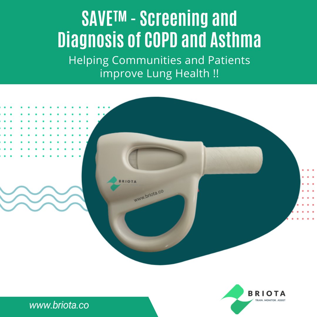 BriotaTech's tweet image. Launching Project SAVE™: A revolutionary step towards combating Asthma and COPD. 
Learn more- briota.co

#ProjectSAVE #RespiratoryHealth #COPD #HealthcareInitiative #CommunityWellness