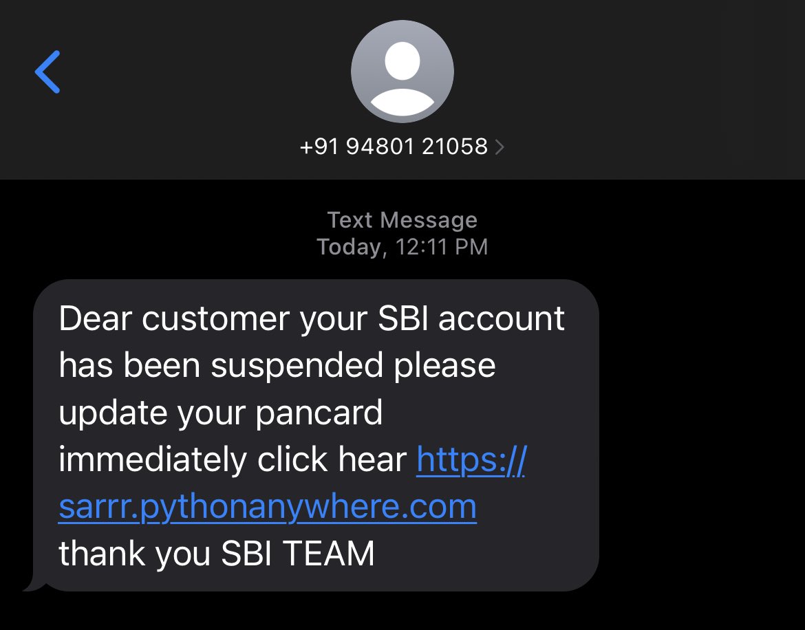 Perfectsshahid's tweet photo. @TheOfficialSBI these people are blocking my account that was never created. 

#Phishing
@_DigitalIndia
#DataPrivacy https://t.co/tcb7QRIQjZ
