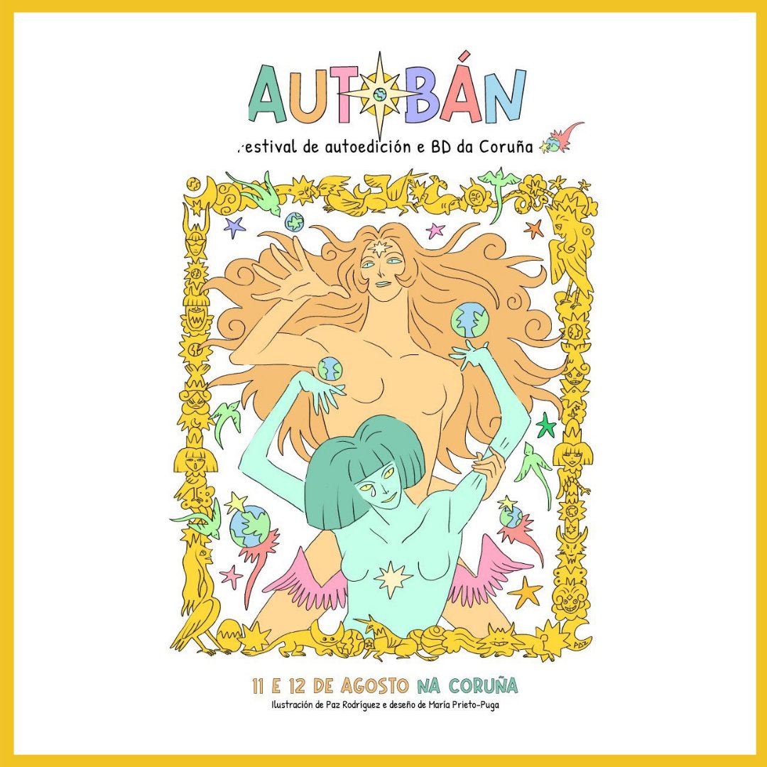 VinetasCoruna's tweet image. Comeza o Festival de autiedición e BD @AutobanBD!
Convidámosvos a achegarvos ás súas presentacións rápidas e o combate de debuxantes hoxe na Sala Filomátic; e a facervos con pequenos grandes tesouros mañá o seu mercado de fanzines na praza de San Andrés.
ℹ️autoban.gal
