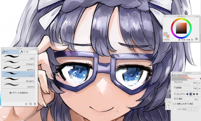 さらにこまかく仕上げてみてるけど、やっぱデジタルは終わりがみえないっすね・・・切り上げとくか枚数もあるし 