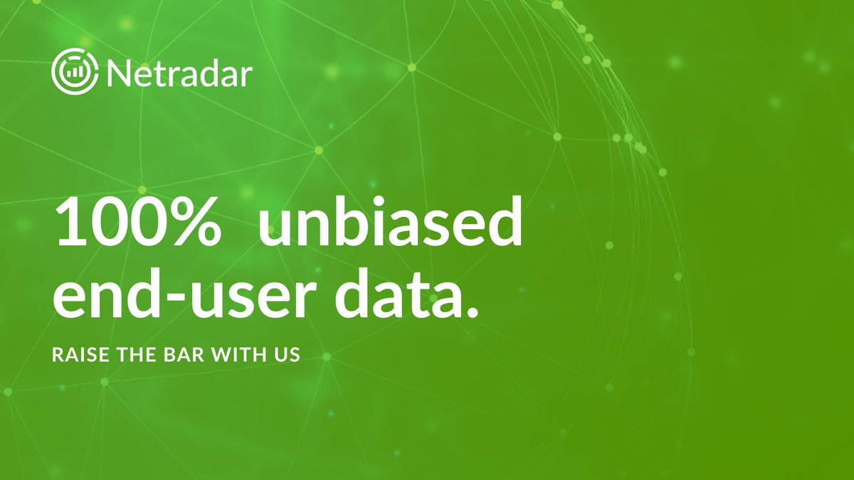 NetradarCom's tweet photo. #Netradar is leveraging #Mobile phone end-users' #data to provide #analytics untainted by bias. Our #algorithms and methodology ensures the accuracy and reliability of data-driven #insights
Book a demo: https://t.co/VmnG9JmNLa
#network #technology #AI #Telecoms #DataAnalytics https://t.co/lmfR7VAlUW