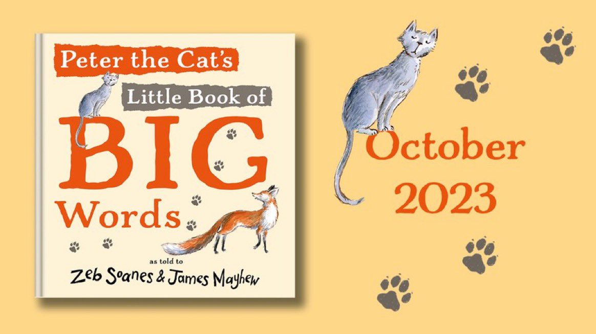 Have you ever taken dictation from a cat? Well, after spending many hours with Peter the Cat and countless saucers of Jersey milk and sardine sandwiches, I am thrilled to announce the publication of his first book:  Peter the Cat’s Little Book of BIG Words. 

𝗔