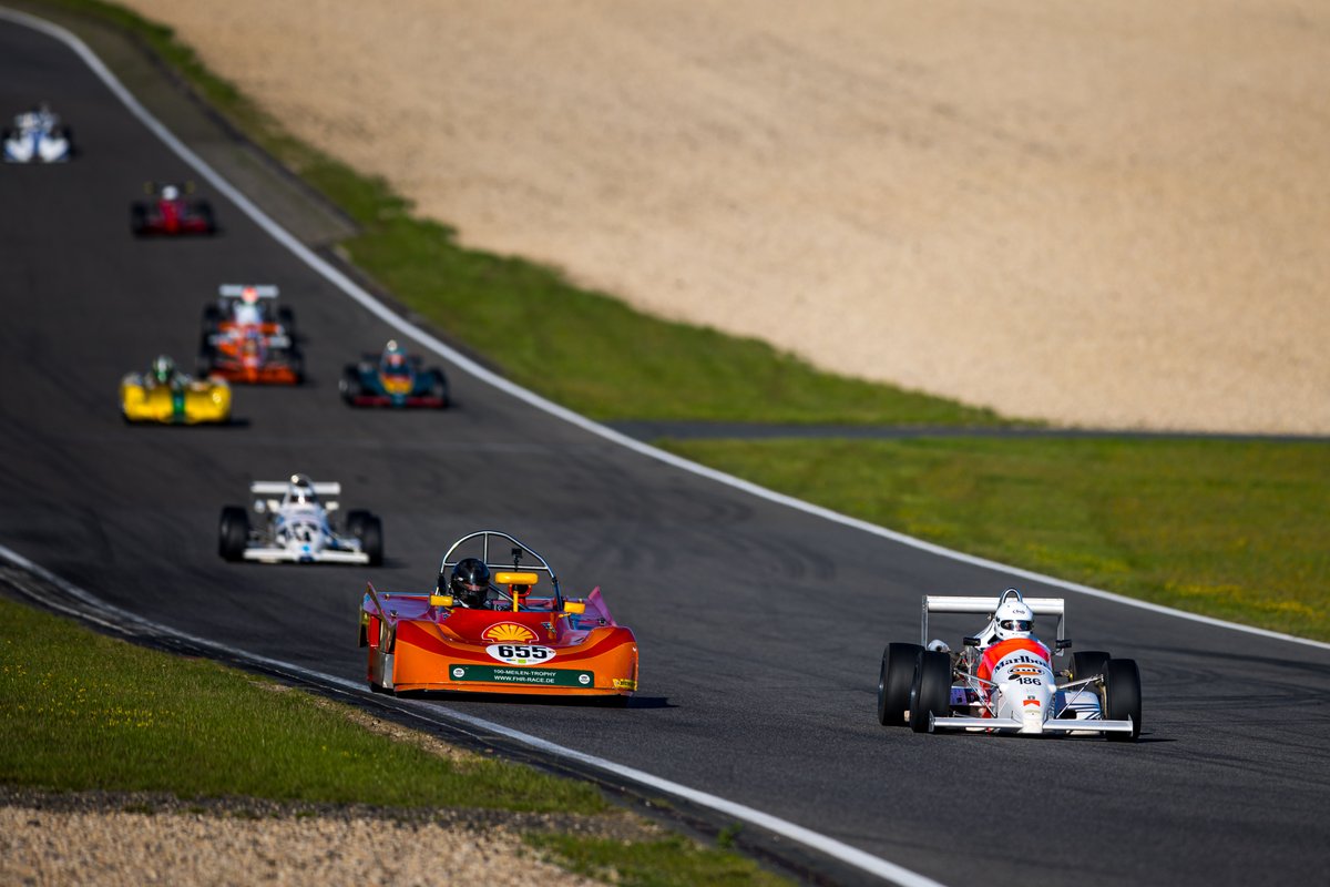 nuerburgring's tweet photo. The anniversary weekend of the Oldtimer Grand Prix has begun.
The first vehicles were on the track.
A total of over 500 historic racing cars will be on the grid until Sunday.
#HeartRace #Nürburgring #OldtimerGrandPrix https://t.co/zqh4AmrDL8