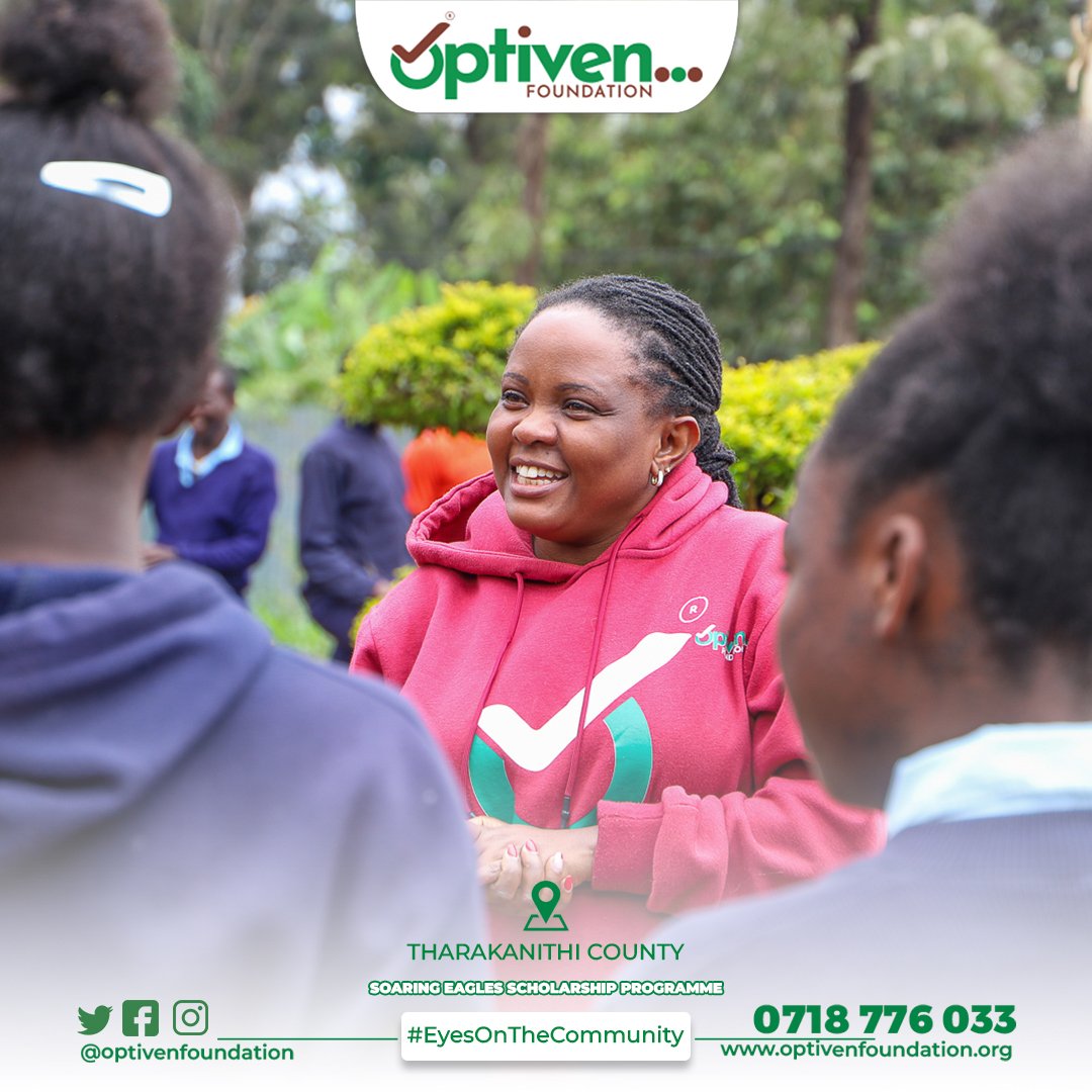 OptivenFoundatn's tweet photo. Ann Nyaga, the coordinator of the Optiven Foundation, nourishes our amazing Soaring Eagle Sponsorship recipients with words that have the weight of dreams and hope.
To partner:
Call - +254 718 776033
Or
Visit - info@optivenfoundation.org
#Sesp
#EyesOnTheCommunity
#Optiven https://t.co/huuQ6qYur9