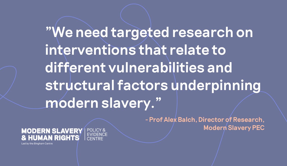 We have funded SIX new research projects to investigate the prevention of #modernslavery in the UK. 

A thread with all the projects below, and follow the link for the full story  👇
modernslaverypec.org/latest/six-new…
