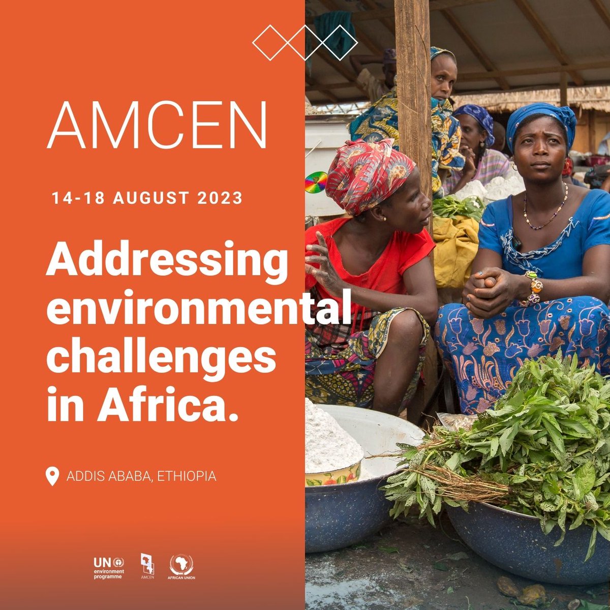 UNEP_Africa's tweet photo. 🌍 Join us at #AMCEN to empower Africa's green agenda! 🌱

🌐 AMCEN is a platform to strengthen collective engagement, from COPs to UNEA. Let's unite to combat climate change, biodiversity loss &amp; more while embracing opportunities for a sustainable Africa. https://t.co/YFssS2T8GF
