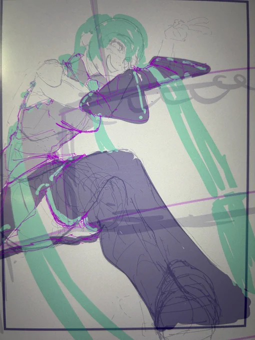 普通のミクさん描いたの久しぶりな気がしてなんか新鮮