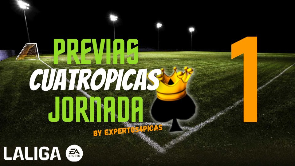 ♠️♠️♠️

Hemos vuelto!! <a href="/LaLiga/">LALIGA</a> vuelve y nuestras Previas también, ya está aquí la Previa de la Jornada 1 🔥🔥

La mejor previa🚦de los mejores expertos 🧑🏻‍💻🧑🏻‍💻 en <a href="/cuatropicas/">Cuatro Picas ♠️</a> !!🤩

Cronistas 📊 11 probables 🎯 Recomendados 🔝

Gana 🏆 tu liga desde la J1 👇🏻

cuatropicas.com/2023/08/11/pre…