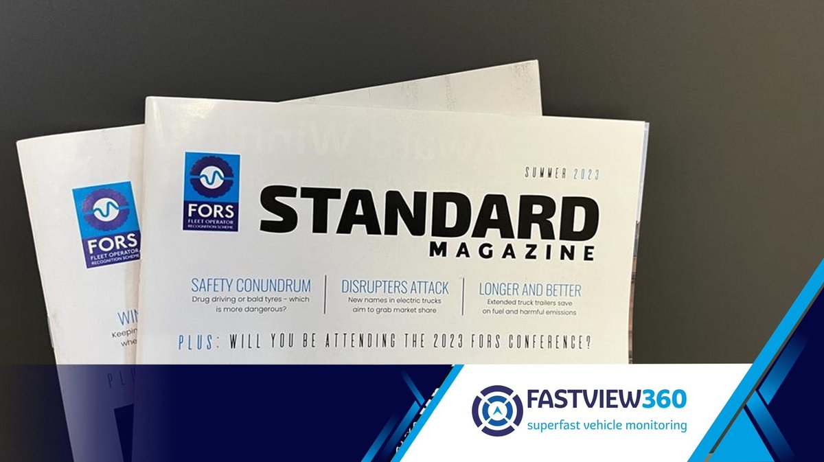 Fastview360's tweet image. The latest edition of @FORS_online The Standard Magazine is available - have your got your copy?

#fastview360 #FORS #FORSAssociate