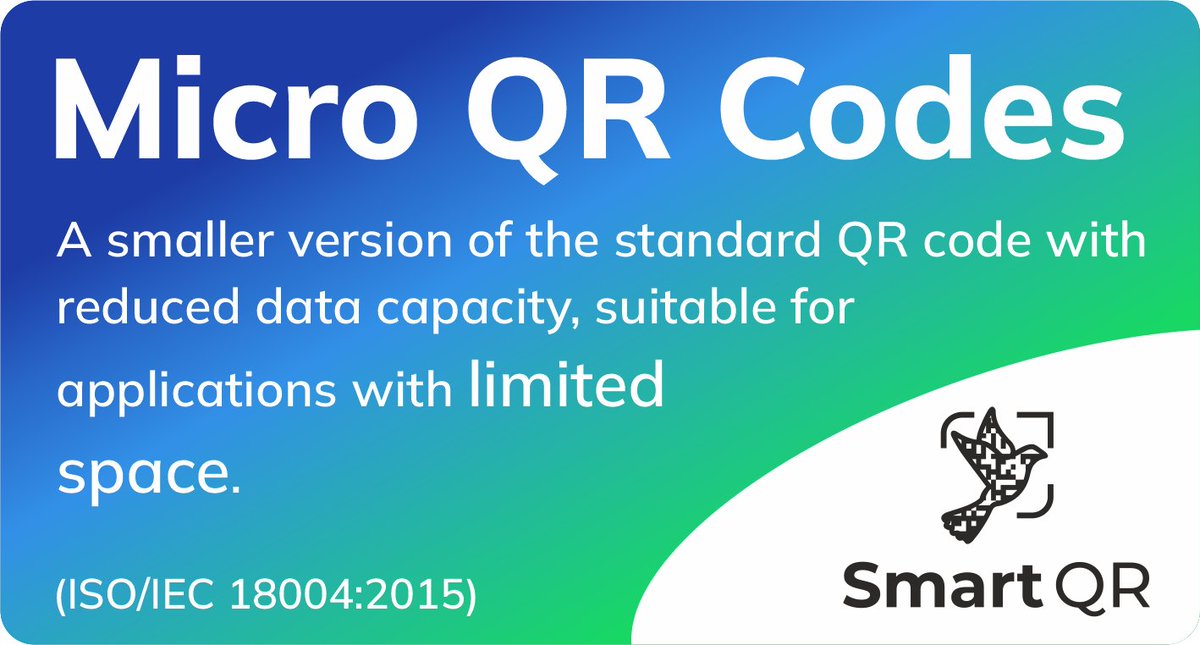 e_SmartQR's tweet image. How are you leveraging their compact design to enhance efficiency? Share your insights!
#MicroQRCode #SmartQR #CompactSize