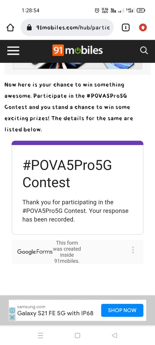 OffManpreet2's tweet image. Done 

#POVA5Pro5G
#LightUpYourPower
@91mobiles