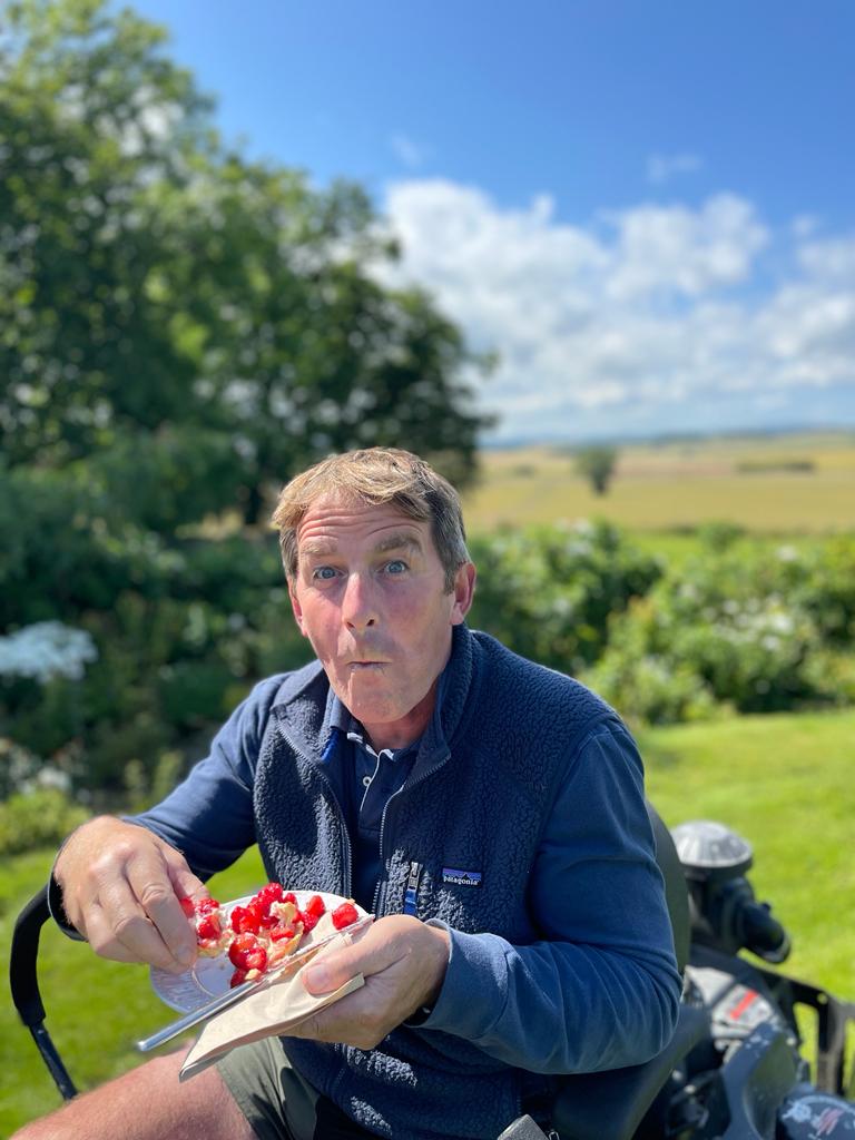 When the quality control checks are timed to perfection...🍓😉  The only thing that would make it more perfect would be a cold beer.