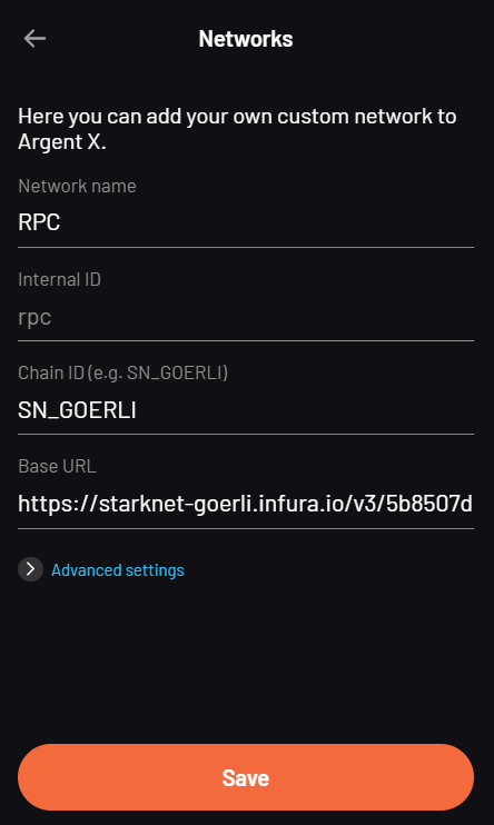 ready__x's tweet photo. Argent X now supports custom RPC https://t.co/emZPIYCdMe