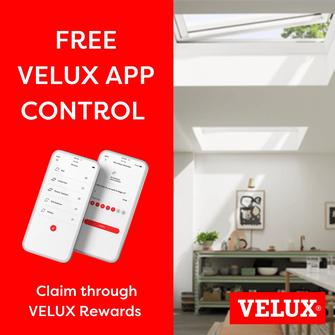 Free VELUX App Control is available with any VELUX electric or solar flat roof window 📲

Discover how VELUX App Control can enhance your project - sterlingbuild.co.uk/category/velux…
