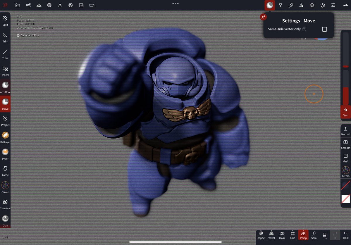 the_Fat4's tweet photo. looks like we starting over, boiii
very early WIP:

#nomadsculpt #3DCG https://t.co/VS6Qdkvqnj