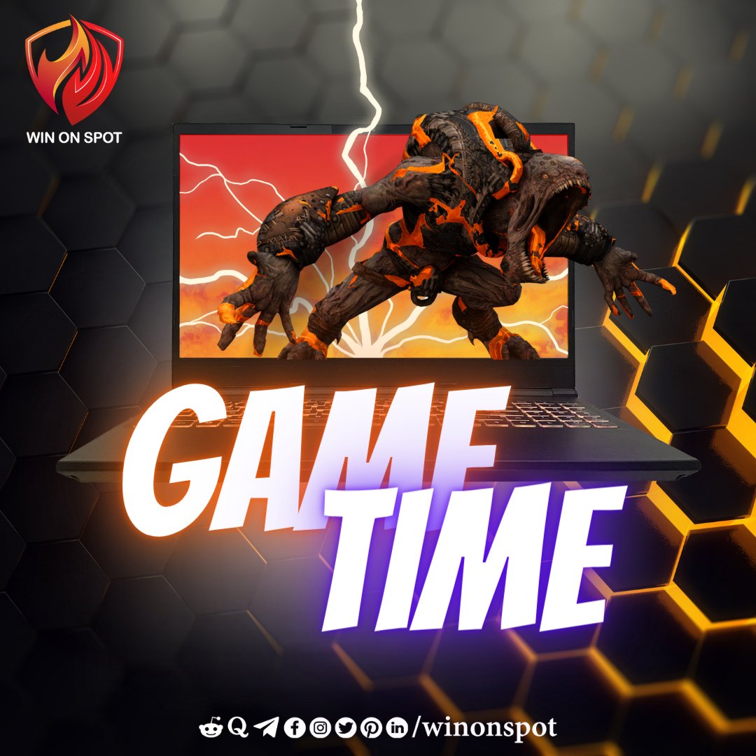 winonspot's tweet photo. 🎮 Level Up Your Gaming Adventure with WinOnSpot! 🚀

Get ready to dive into a world of thrilling gaming action with WinOnSpot – Your ultimate online gaming platform! 🌟
#WinOnSpot #GamingAdventure #LevelUpGaming #PlayToWin https://t.co/owL9gNReeZ