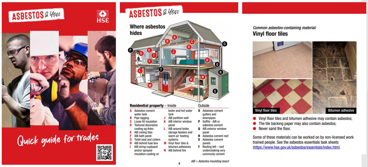 Every tradesperson is likely to work in a building containing asbestos at some point. Make sure you know what to watch for and what to do when you come across it. Download the quick guide for trades workright.campaign.gov.uk/download/5466/…