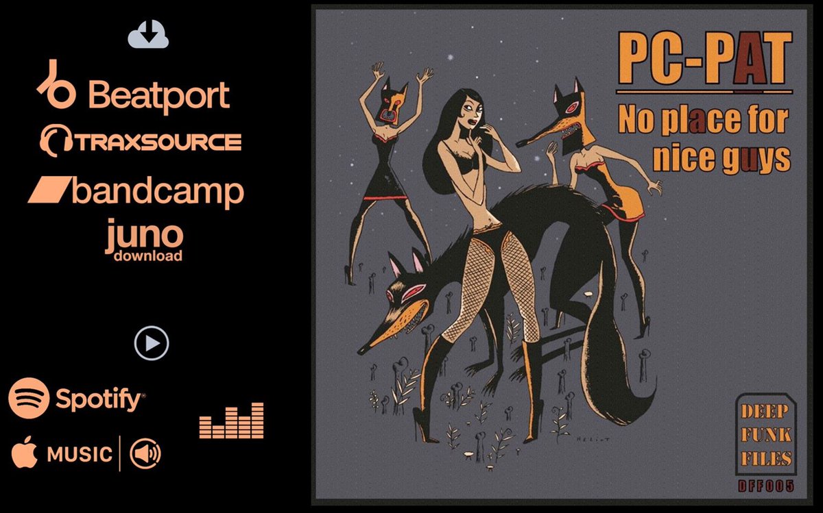 Pc-Pat's latest release on "deep funk files" is out now on all digital platforms for download and streaming. Check it and get it here:
music.imusician.pro/a/hlYzyWRD
traxsource.com/title/2051824/…
pcpat.bandcamp.com/music
beatport.com/release/no-pla…