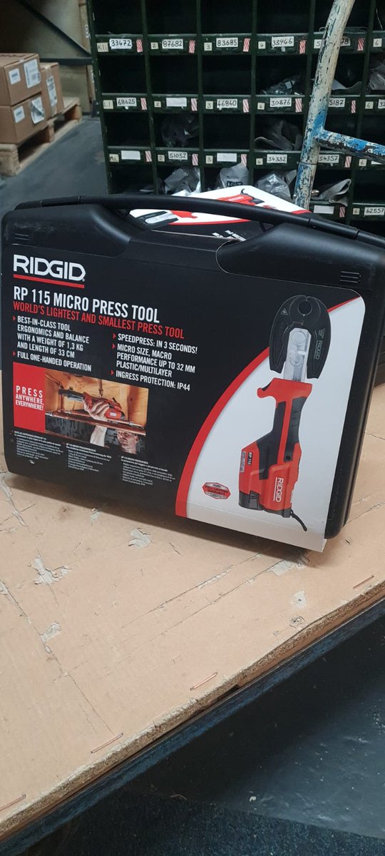 Pipetools's tweet image. We know, we know. We need to stop teasing you with the RP 115.

But, just let us one more time as we've been lucky enough to unbox one ourselves 😏

Have you bagged yourself a 115 yet?

#rp115 #ridgidpress #presstool #ridgidforthewin