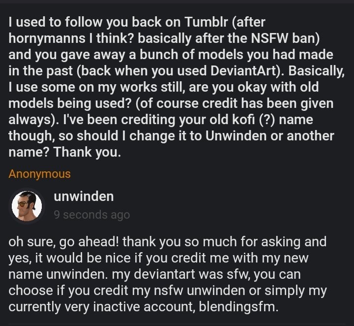 I find it way easier to post with a screenshot from curious cat. linking it looks weird. thabk so much anon, especially for giving me credit!
curiouscat.live/unwinden