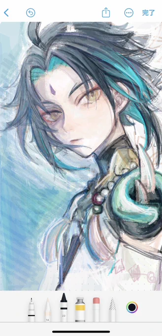楽しかったので再びフリーボード指描き