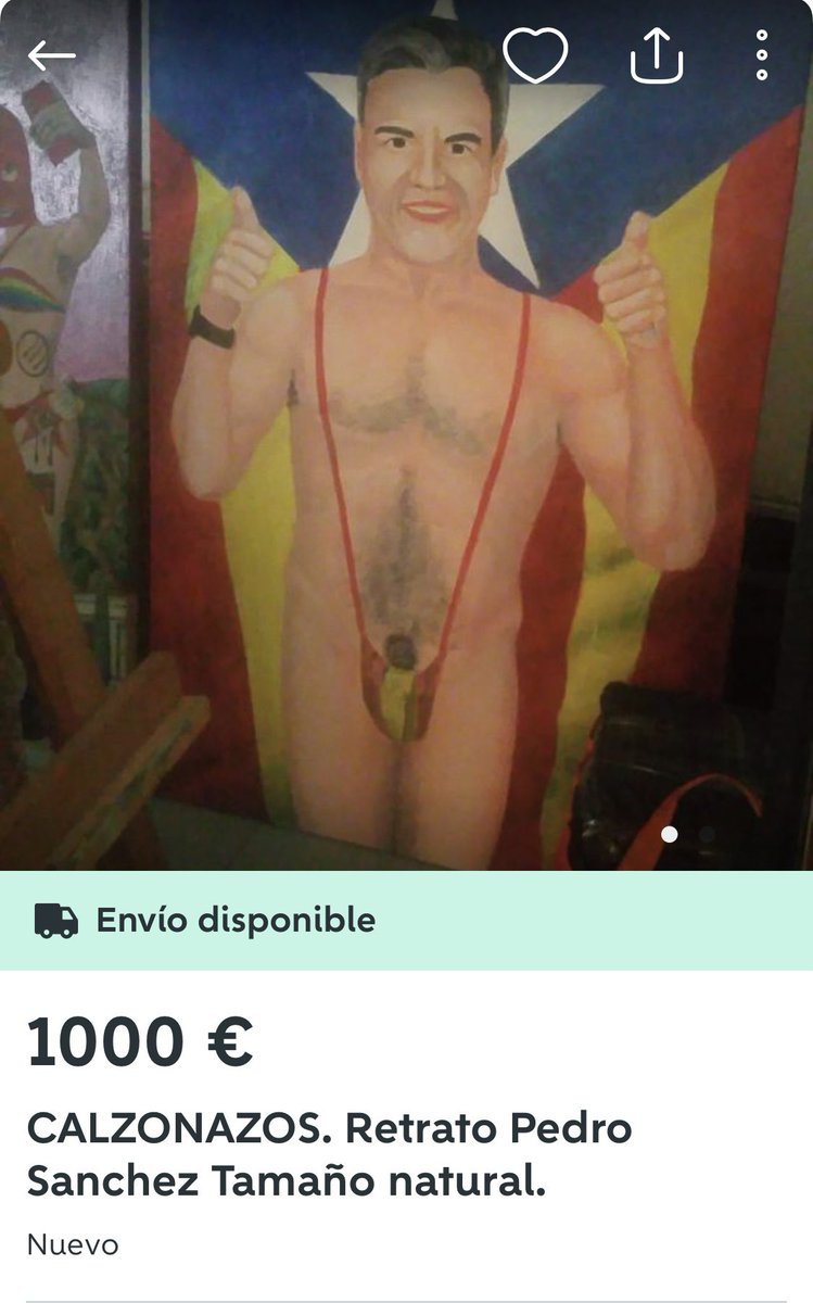 provira_'s tweet photo. Cosas surrealistas que te puedes encontrar en #Wallapop cc @pdrsnche https://t.co/WI7E8jXoXe