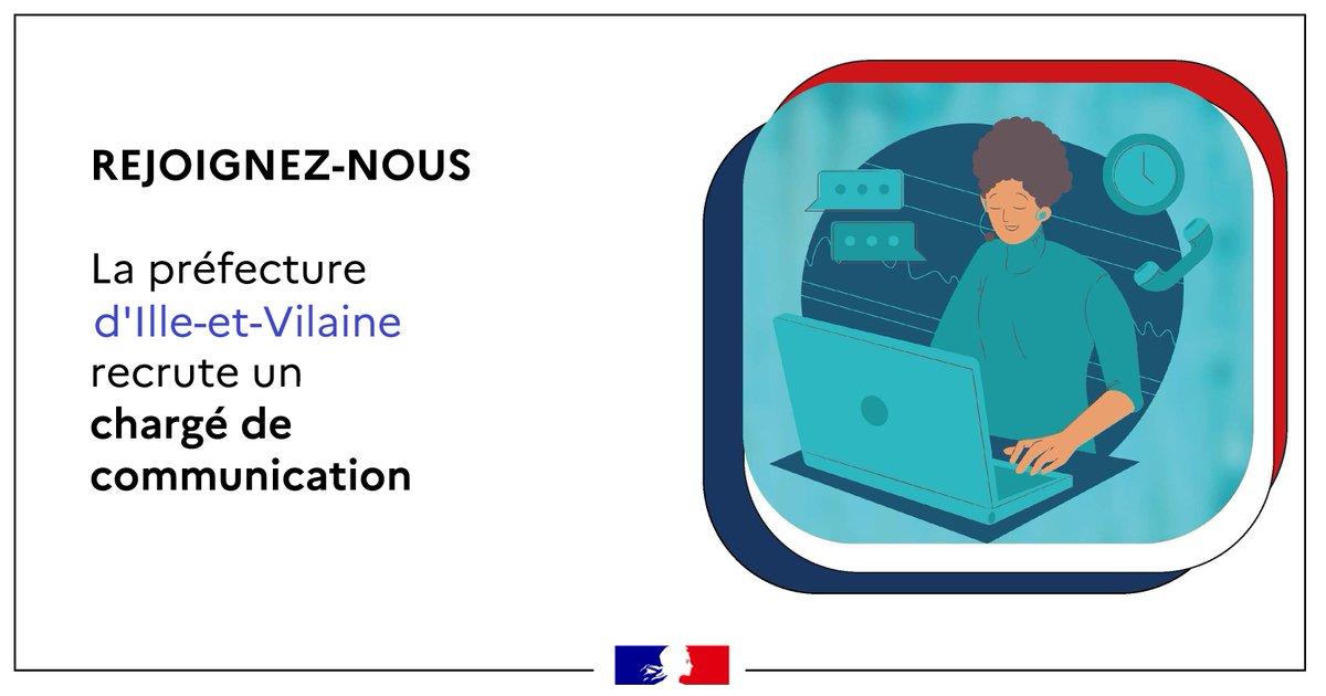 bretagnegouv's tweet image. On recrute | Nous recherchons un ou une chargé(e) de #ComPublique, au sein du cabinet du Préfet de @Bretagnegouv. 

📝 Vacation de 2/3 mois
📅 A partir de septembre
📍 Rennes
 
Candidatez sur : linkedin.com/jobs/view/3690…