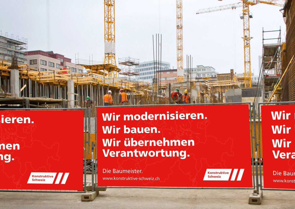 Der #SBV lanciert Wahlplattform «Für eine konstruktive Schweiz». Gemeinsam mit Kandidierenden zeigt er, welche Chancen und Möglichkeiten im Bauen und im Modernisieren liegen, um die Herausforderungen der Schweiz zu meistern. ow.ly/mz8O50Pxg9X 
#WahlCH23 #KonstruktiveSchweiz