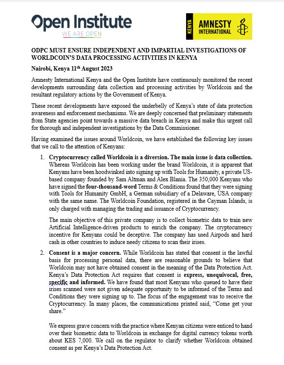 Amnesty Kenya tweet media