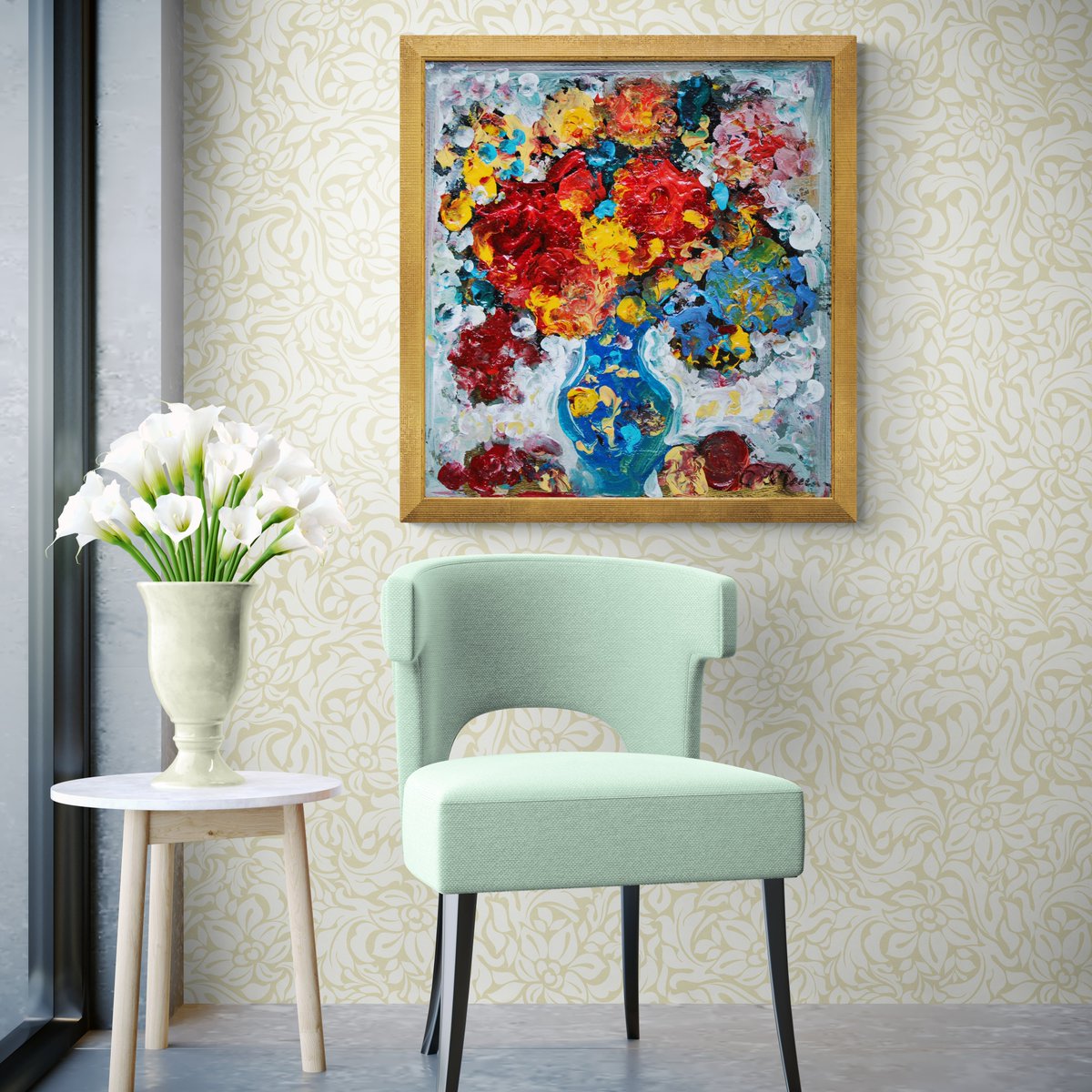 MihaiOlteanuART's tweet photo. Bouquet Brilliance: A Floral Masterpiece

Acrylic and oil on canvas
80x80 cm
2023 collection

https://t.co/TegWZMFq4f

#MihaiTeodorOlteanu #Painter #ArtForSale #FloralMasterpiece #BouquetBrilliance #ArtisticElegance #FloralArt #ArtisticExpression #ArtisticWonder #ArtfulAmbiance https://t.co/JaKn2z4jPD