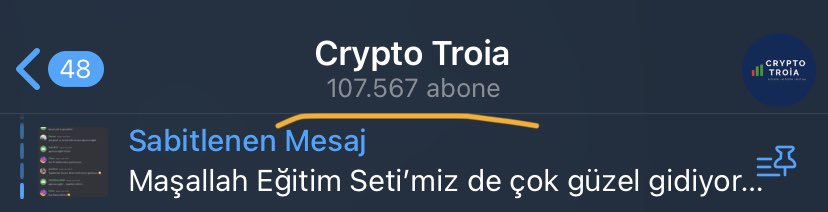 CryptoTroia's tweet photo. ÜCRETSİZ KANAL ciddi talep görüyor.

Ayı döneminde zengin oldu millet, BOĞA’da yeni MİLYONER’ler yetişecek💸🔥

Profilimdeki sabitlenmiş paylaşımdan ulaşabilirsiniz..

#Bitcoin #Altcoin #Btc https://t.co/q9JHEUsjTV