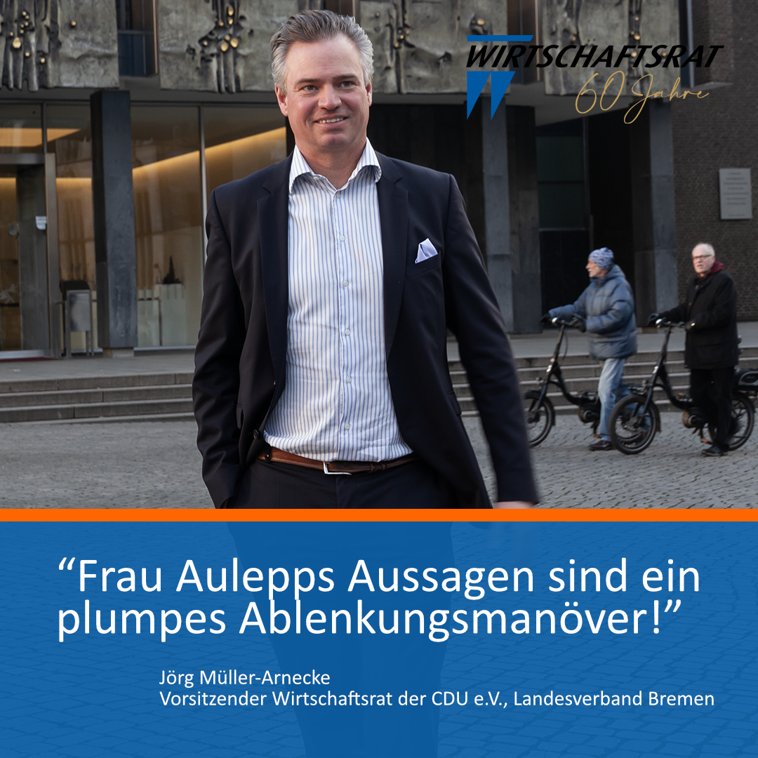 #Wirtschaftsrat #Bremen zeigt sich empört über die Aussagen von Bildungssenatorin #Aulepp. Jörg Müller-Arnecke: Die Vereinbarkeit von #Familie und #Beruf bedarf einer verlässlichen #Kita-Betreuung.
wirtschaftsrat.de/de/verband/lan…