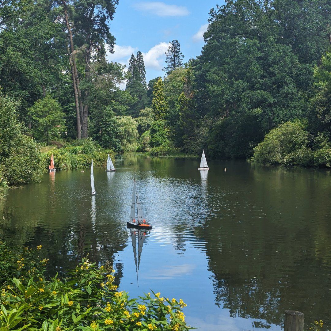 Fancy coming and seeing the model boats out on the lakes tomorrow? Inclusive with Garden Entry tickets and such a treat to see! ⛵ #seeleonardslee #visitleonardslee #modelboats