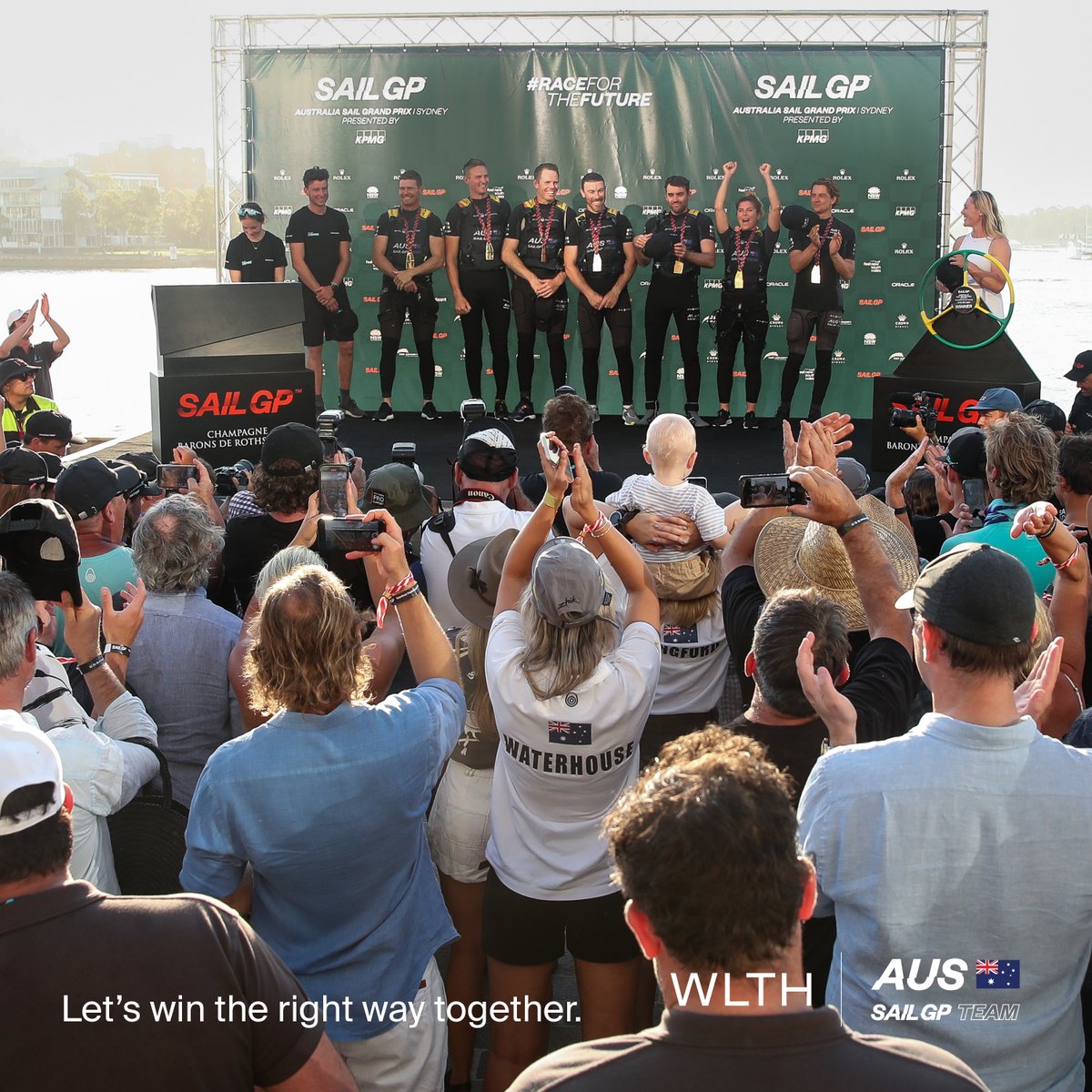 Celebrating our partners, the Australian SailGP team as they race through the middle of another promising Season 4 campaign. You make us proud on and off the water! #sailgp #poweredbynature #loansfortheoceans