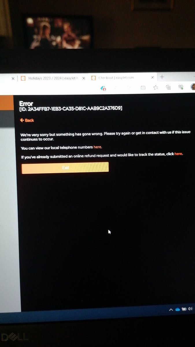 CampbellMB's tweet photo. Is anyone having this issue when trying to book an #EasyJet flight? https://t.co/pd2L4fE046