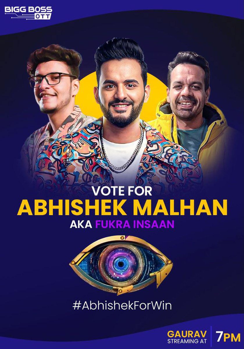 DigiDenizens's tweet photo. guest of @TriggeredInsaan insaan 24hrs live Streem is @mythpat @flyingbeast320
#Kunal, #Nikhil TO SUPPORT FUKRA INSAAN
#ManishaRani𓃵
#Abhisha #AbhishekMalhan𓃵
#BiggBossOTT2 #ManishaRani #FukraInsaan #Elvishraosahab #ElvishArmy #MythPath #TriggeredInsaan #NischayMalhan https://t.co/j2jwlnMcEI