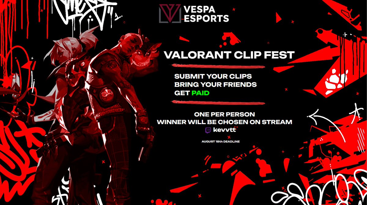 VESPAEsports's tweet photo. show us what you've got 😈

submit your clip HERE:
https://t.co/xLlZEsf07a

join our discord for more events like this!
https://t.co/Yikxm2pjxc https://t.co/TFNb6xgLtP
