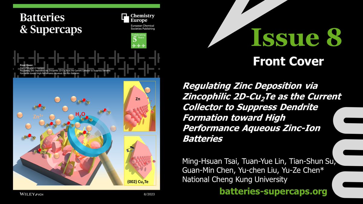 Batteries & Supercaps (@batt_supercaps) on Twitter photo 🆕🔋🗣️Issue 8 is online! It includes excellent contributions from Yu-Ze Chen and co-workers, Torben R. Jensen and co-workers, Wolfgang G. Zeier and co-workers, and more.
Read it now👉bit.ly/BattSupercaps0…
<a href="/RWTH/">RWTH Aachen</a> <a href="/AarhusUni/">Aarhus Universitet</a> <a href="/mitenergy/">MIT Energy Initiative</a> <a href="/Chemistry_AU/">Department of Chemistry - Aarhus University</a> <a href="/UCLEIL/">Electrochemical Innovation Lab UCL</a> <a href="/uclchemeng/">UCL Chemical Engineering</a> <a href="/ucl/">UCL</a> 🆕🔋🗣️Issue 8 is online! It includes excellent contributions from Yu-Ze Chen and co-workers, Torben R. Jensen and co-workers, Wolfgang G. Zeier and co-workers, and more.
Read it now👉bit.ly/BattSupercaps0…
<a href="/RWTH/">RWTH Aachen</a> <a href="/AarhusUni/">Aarhus Universitet</a> <a href="/mitenergy/">MIT Energy Initiative</a> <a href="/Chemistry_AU/">Department of Chemistry - Aarhus University</a> <a href="/UCLEIL/">Electrochemical Innovation Lab UCL</a> <a href="/uclchemeng/">UCL Chemical Engineering</a> <a href="/ucl/">UCL</a>