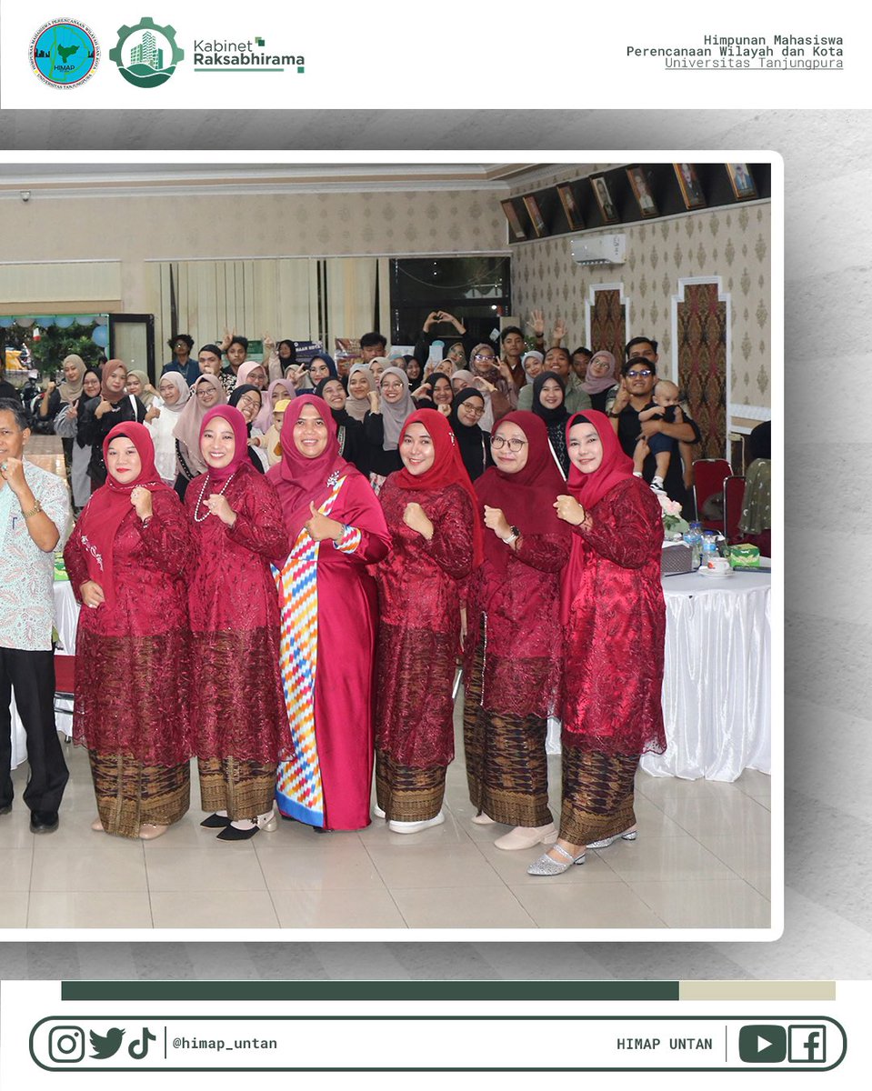 himap_untan's tweet photo. [DIES NATALIS PWK KE 10]
Perayaan Dies Natalis Perencanaan Wilayah dan Kota (PWK) Universitas Tanjungpura (UNTAN) yang dilaksanakan pada Sabtu, 22 Juli 2023, merupakan kegiatan untuk memperingati Ulang Tahun PWK UNTAN yang ke-9

#pwk 
#planologi
#planogiindonesia
#himap_untan https://t.co/p5x7vq1usX