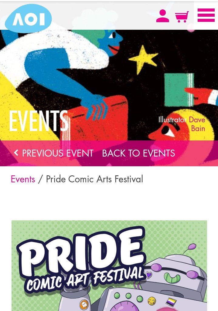 Thanks to the <a href="/theaoi/">The AOI</a> for including us as an event on their site. The process was super simple to do and yes its free marketing but its also a massive honour for us to be included.