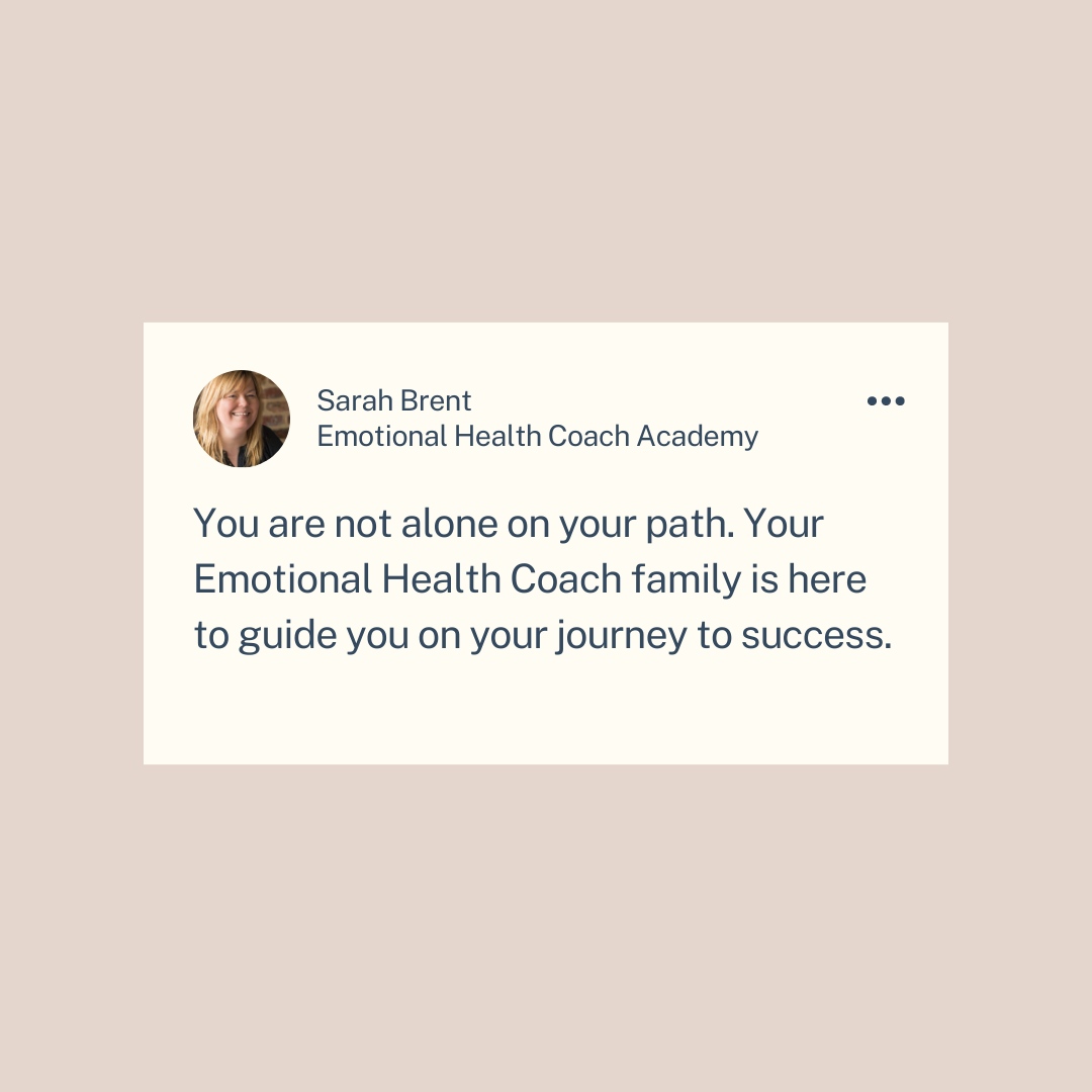 the_ehca's tweet photo. You are not alone on your path. The Emotional Health Coach Academy is here to guide you on your journey to success.

🛣️ How can the EHCA family support your journey? Share your hopes and dreams below! https://t.co/Tlq3Xml6qw