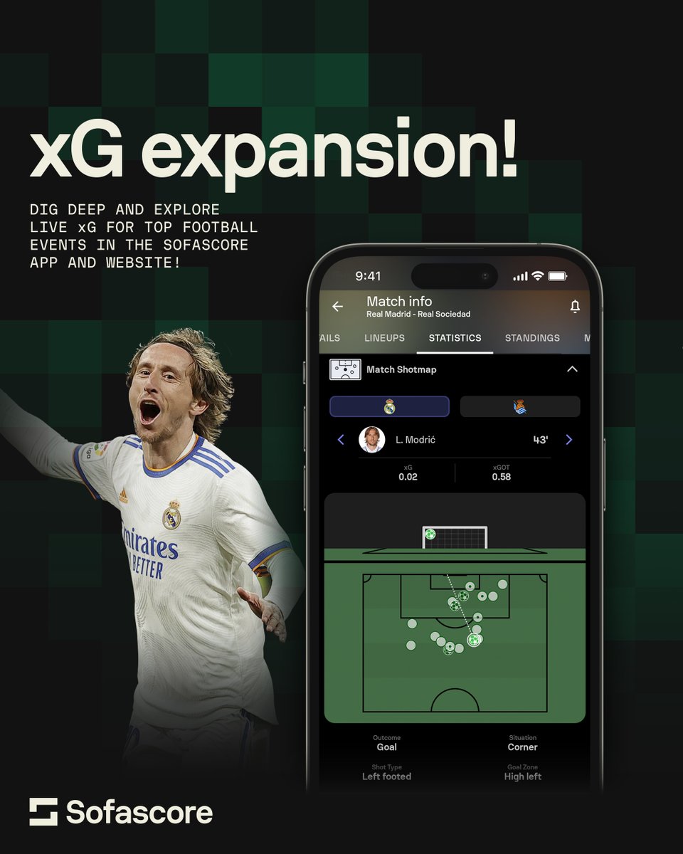🚨 ANNOUNCEMENT Live xG data has been a part of our app for a while