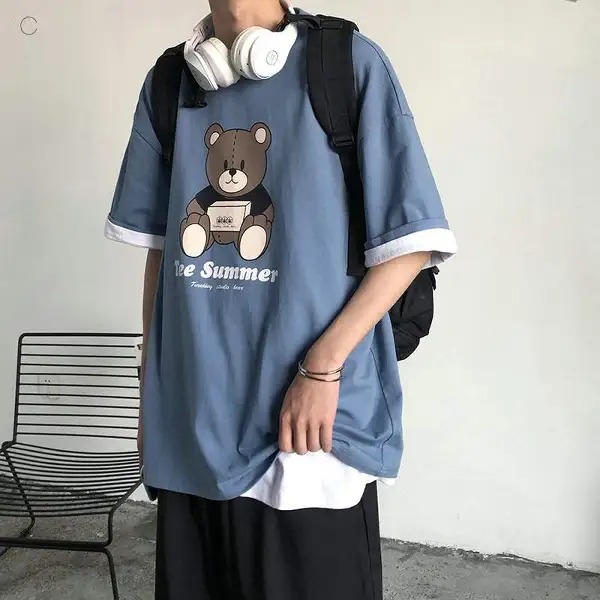 Mocolist_shop's tweet image. ファッション 熊柄 アルファベット ラウンドネック レイヤード 切り替え Ｔシャツ
商品番号：【21824】 
詳細はこちら► 
urlnb.com/ormVskNt
#ファッション 
#熊柄
#アルファベット 
#ラウンドネック 
#レイヤード
#切り替え
#Ｔシャツ