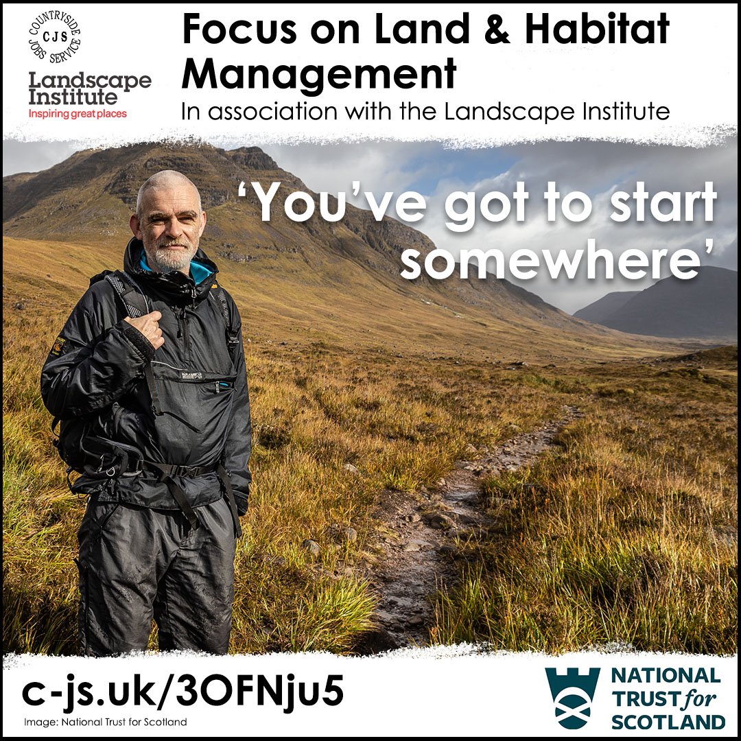 Bob has been an Upland Path Manager with @N_T_S for the last 20 years but like us all - he had to start somewhere, find out about the route Bob followed and see if he has any advice for those of you starting out in conservation at c-js.uk/3OFNju5