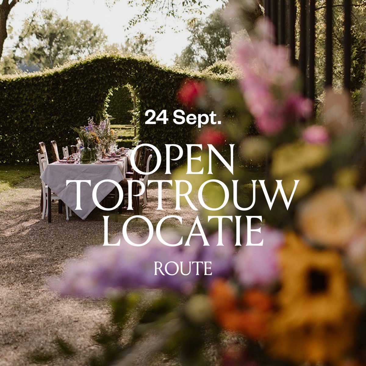 Mark your calendars for September 24th because Chateau St. Gerlach is thrilled to be part of the Top Trouwlocaties Route!  

Confirm your attendance now through venueconnect.nl/auth/initsessi…

#chateaustgerlach #opentrouwlocatieroute #weddinginspiration #dreamweddingvenue